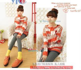 專業(yè)供應(yīng)沙河服裝批發(fā)網(wǎng)長款針織鏤空毛衣，廠家直銷，品質(zhì)保障